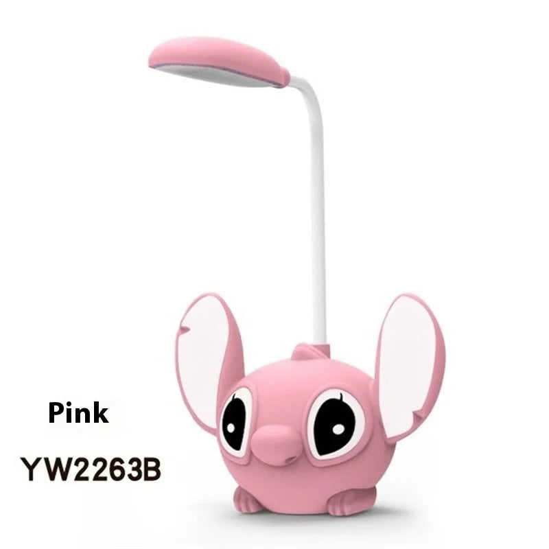 LED Desk Lamp with Pencil Sharpener - Study & Makeup Essential(USB charge)