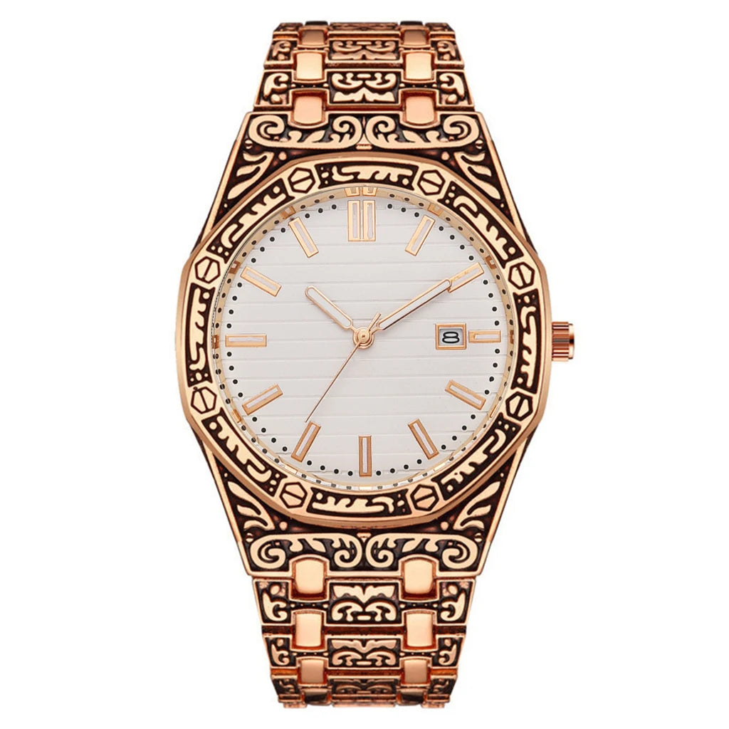 Ceas bărbătesc - cuarț cu calendar