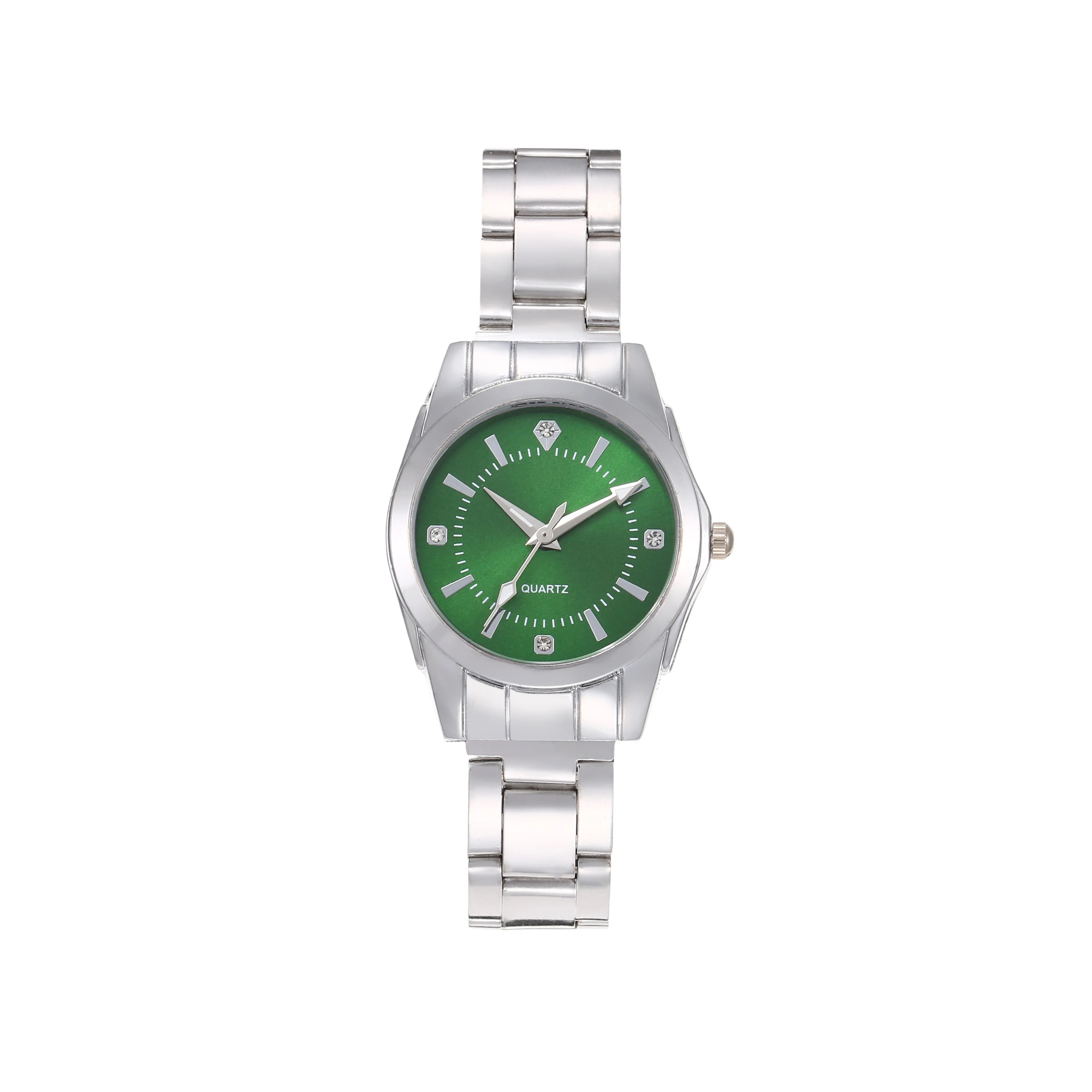 Ceas elegant cu cuarț argintiu