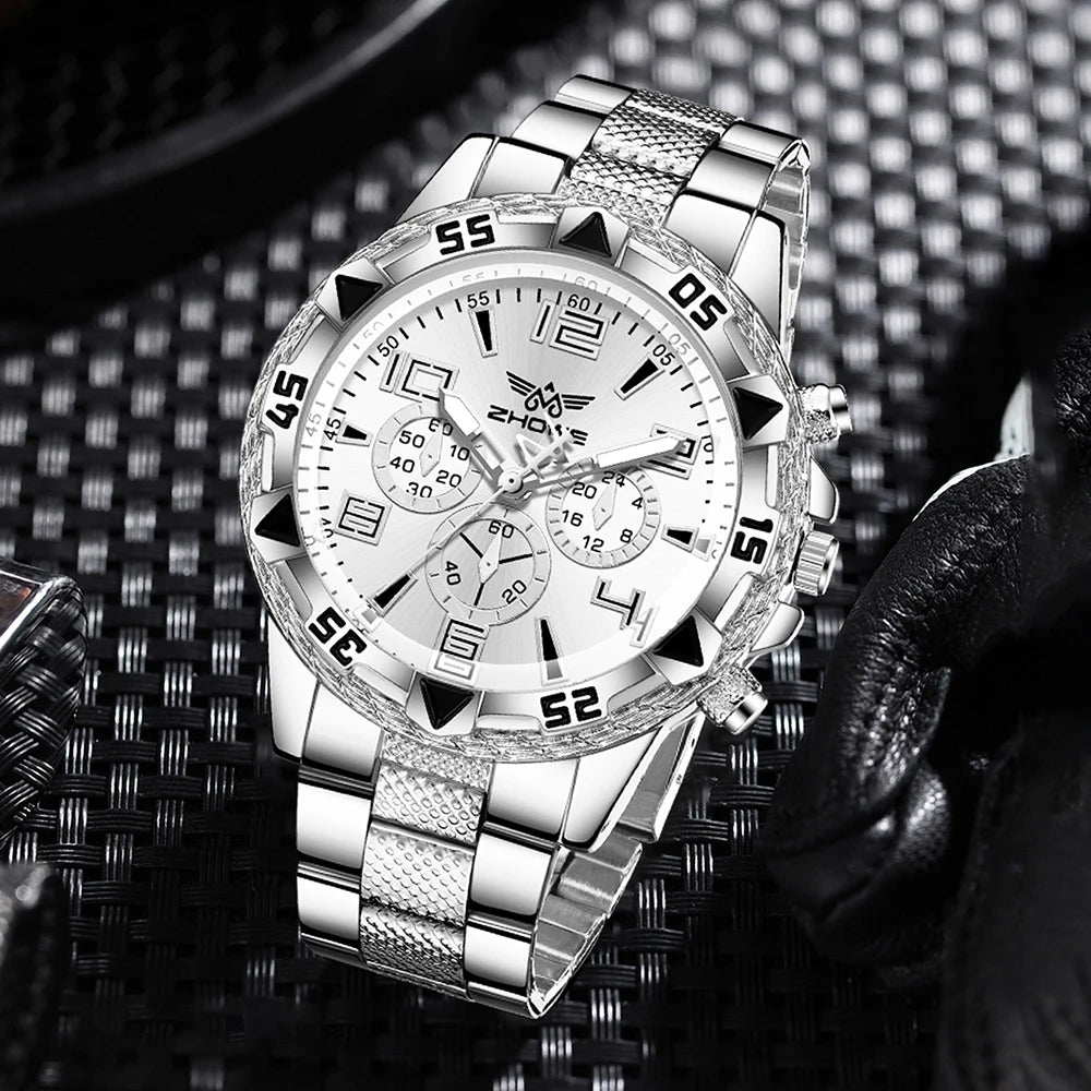 Ceas bărbătesc - cuarț cu calendar