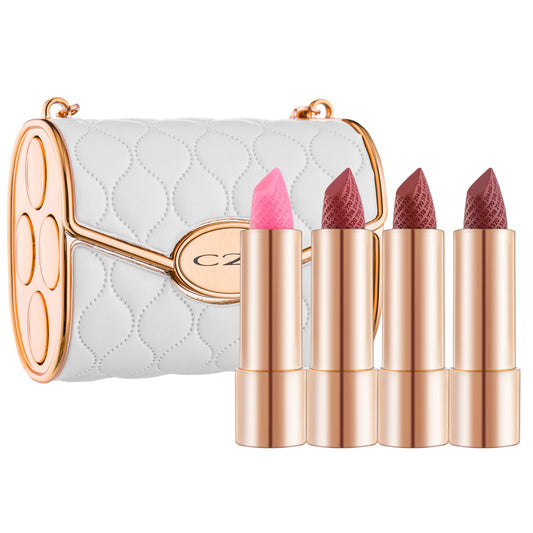C2U - Coffret de rouges à lèvres de luxe, waterproof et longue tenue