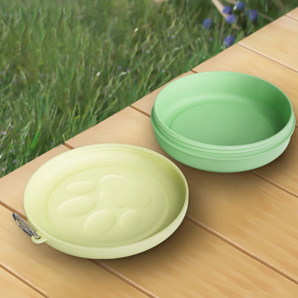 Recipient portabil pentru hrană și apă pentru animale de companie - Bol de călătorie pentru câini și pisici