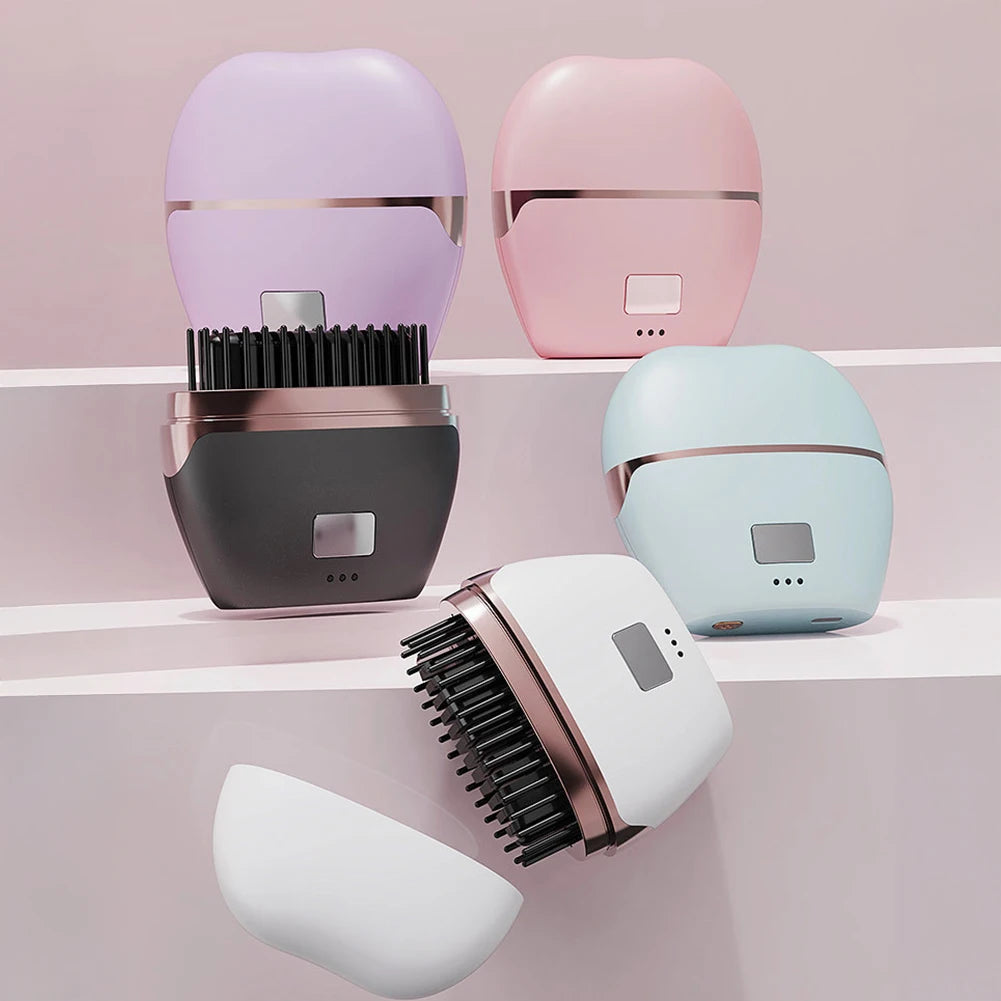 Cordless Hair Straightener Brush - Salon Results Anywhere