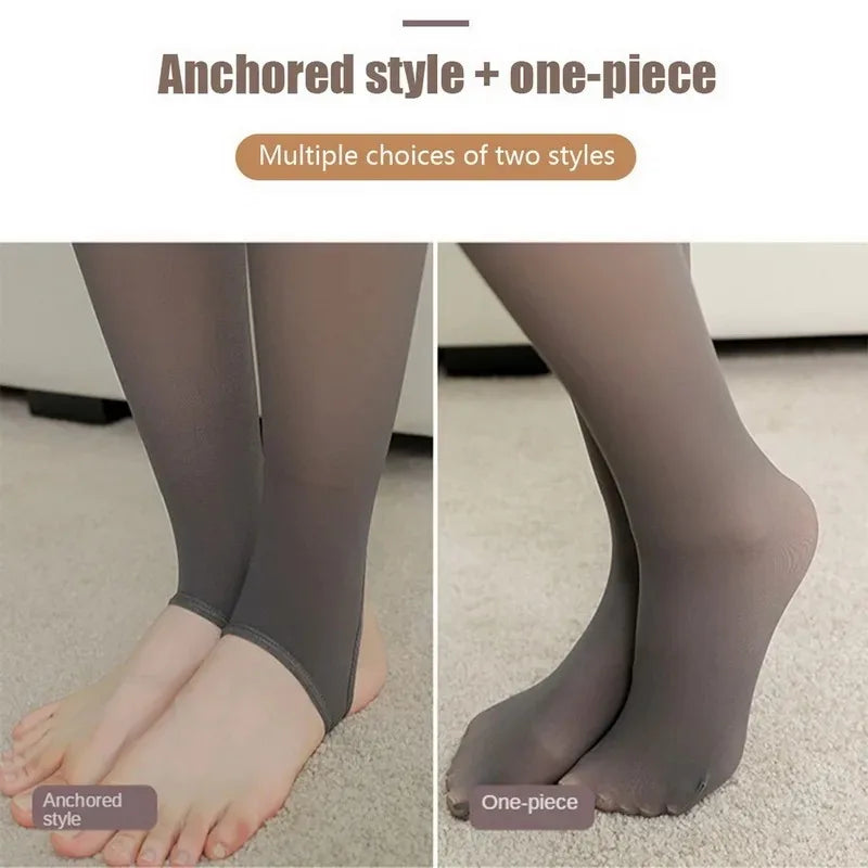 Thermal Fleece-Lined Tights