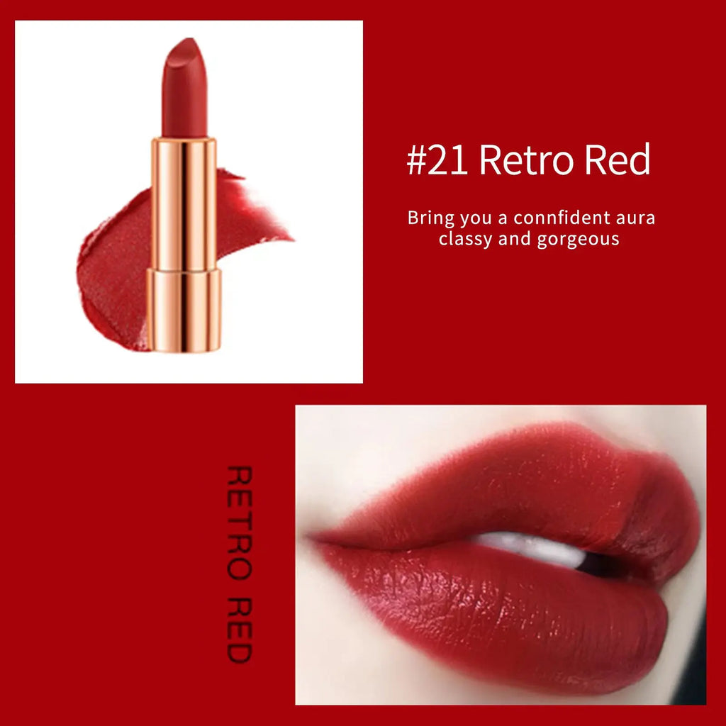 Matte Lipstick Set - 3 Long-Lasting Waterproof Shades