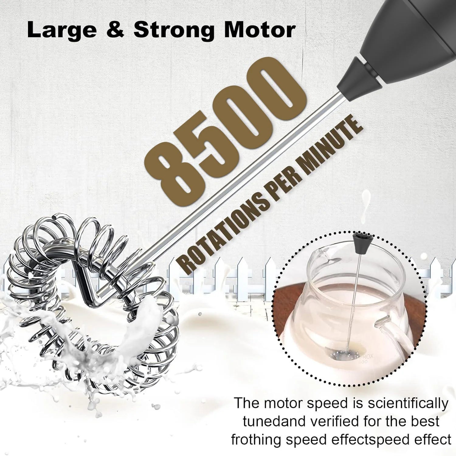 USB Rechargeable Milk Frother