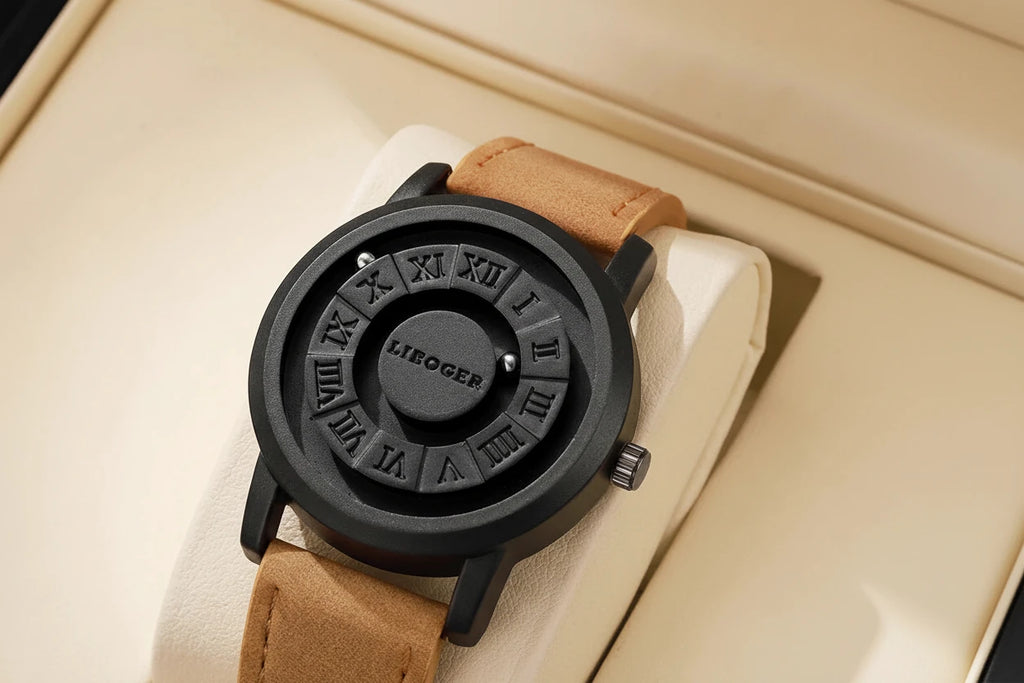 Ceas bărbătesc cu suspensie magnetică