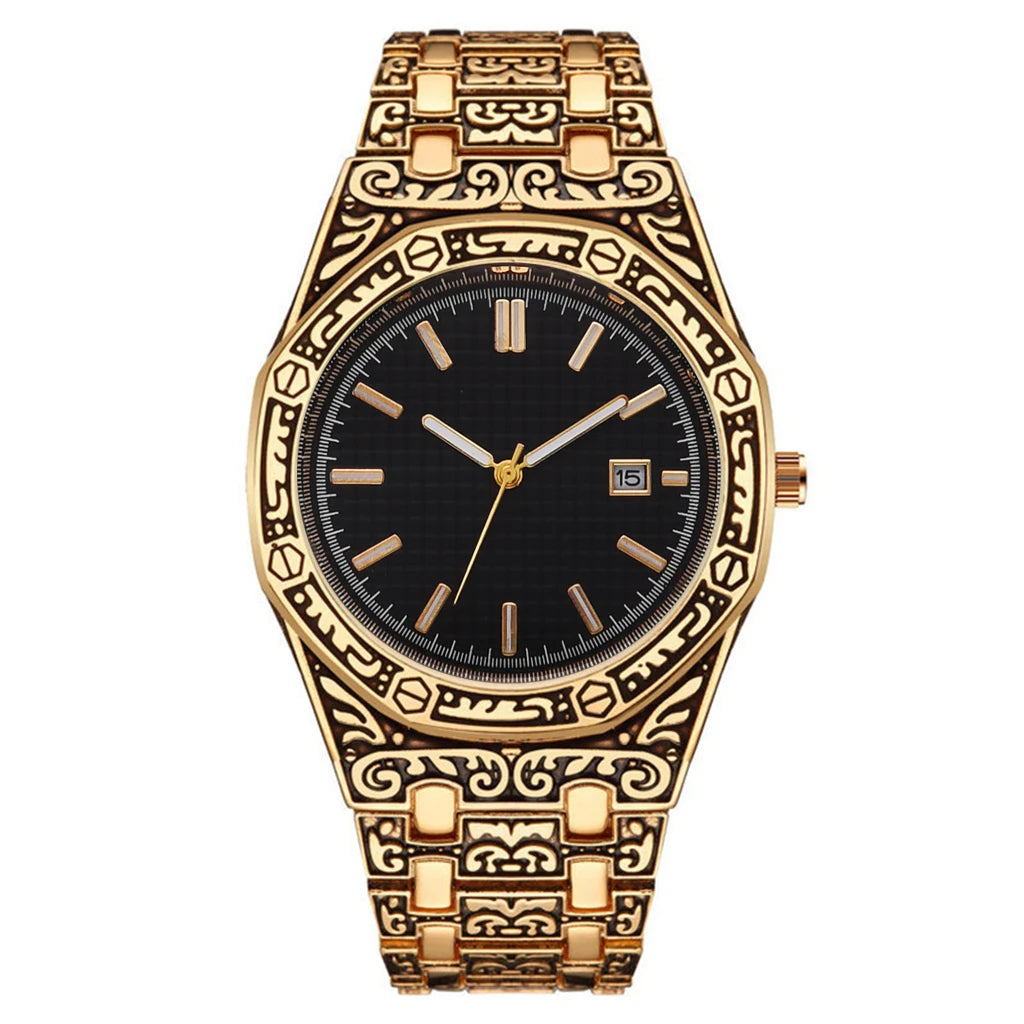 Ceas bărbătesc - cuarț cu calendar