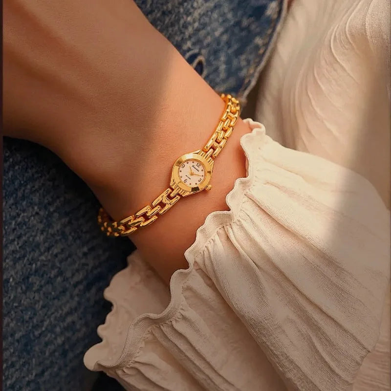 Ceas de damă cu cadran mic - ceas de mână cu cuarț