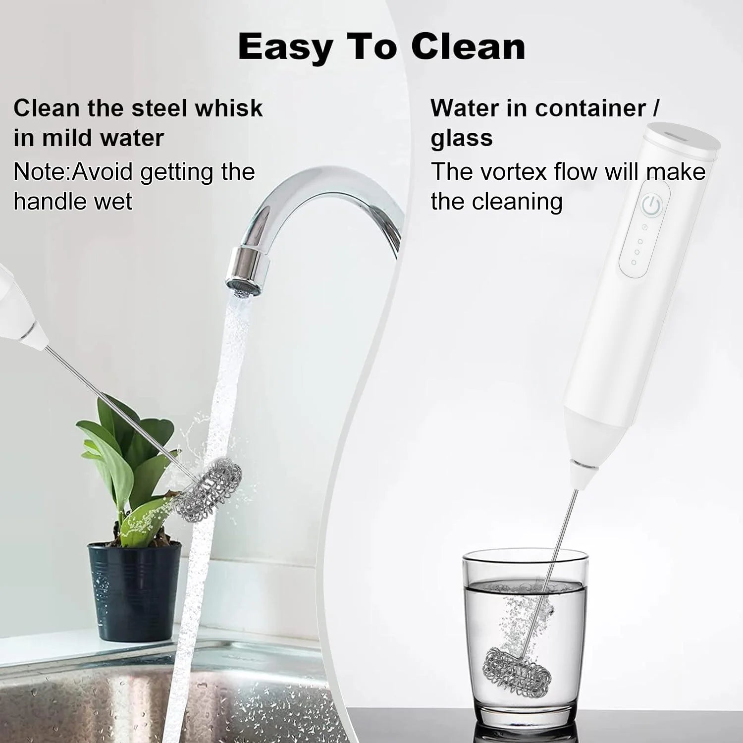 USB Rechargeable Milk Frother