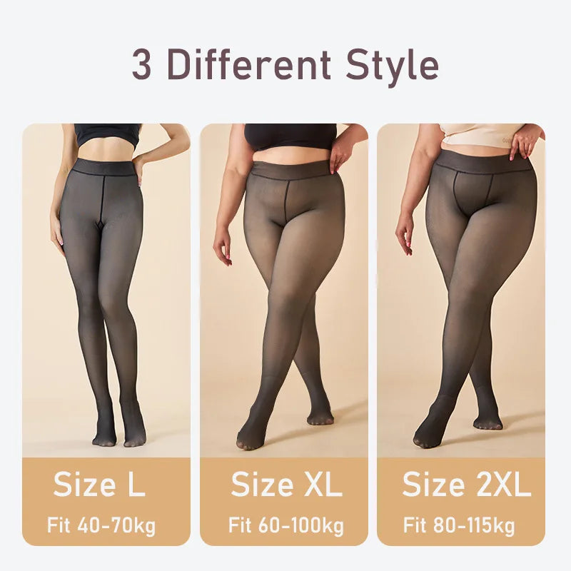Thermal Fleece-Lined Tights