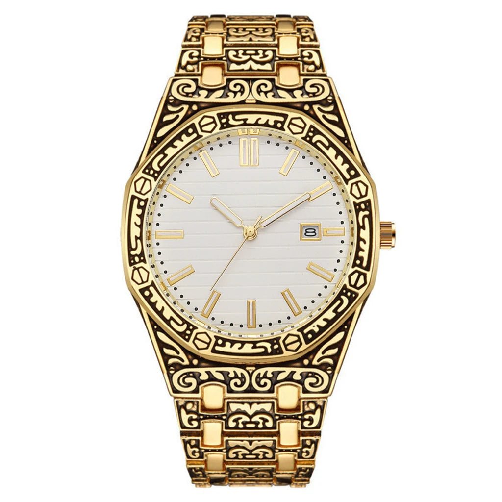 Ceas bărbătesc - cuarț cu calendar