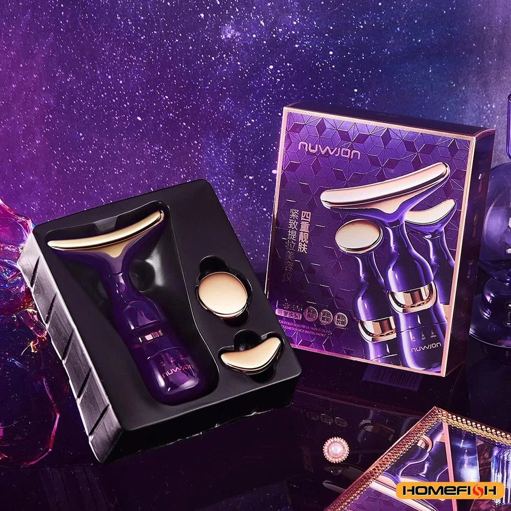 Nuwjon-3-in-1 Facial Lifting Device - Youthful Skin at Home