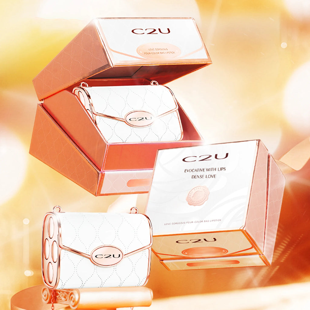C2U -Luxury Lipstick Set, Waterproof & Long-Lasting