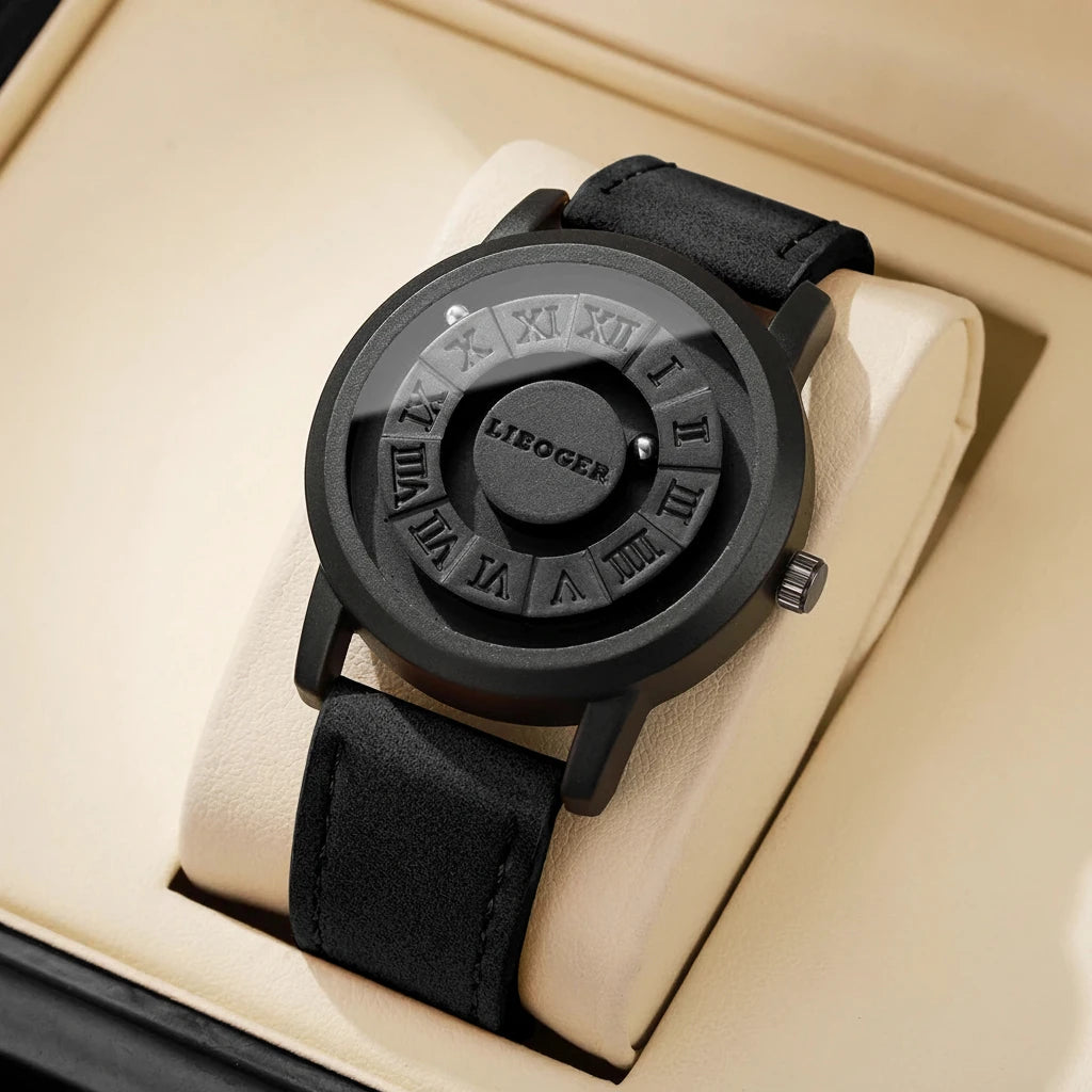 Ceas bărbătesc cu suspensie magnetică