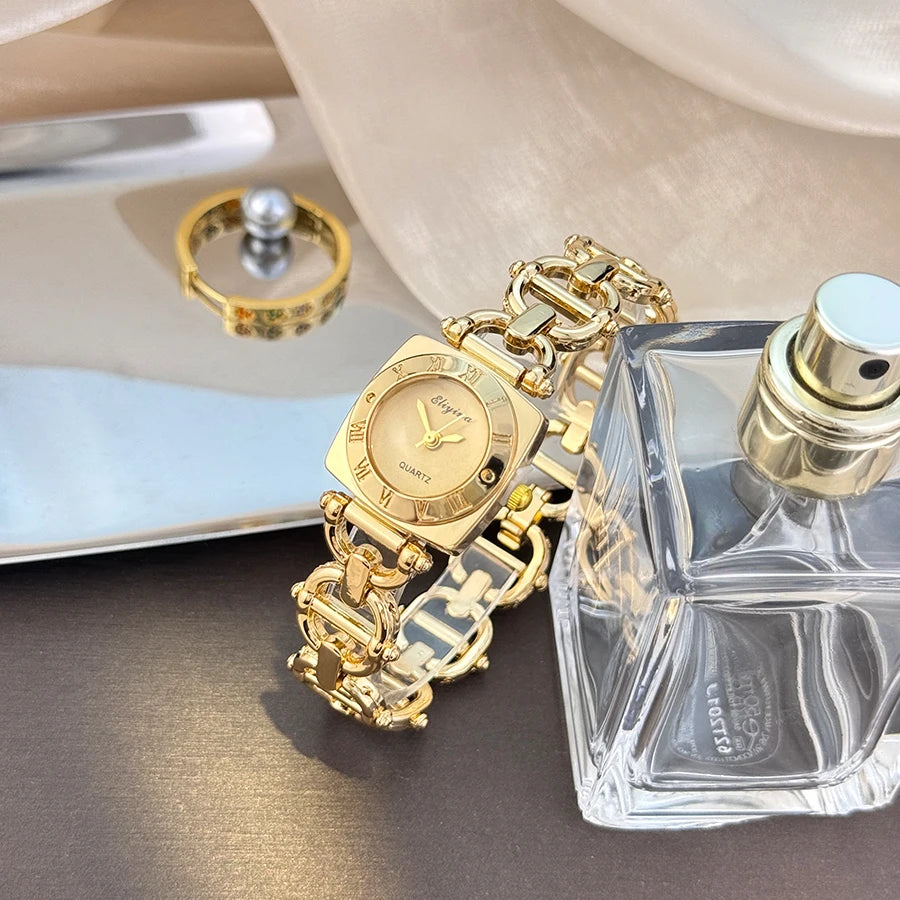 Ceas de damă - Design elegant cu cifre romane