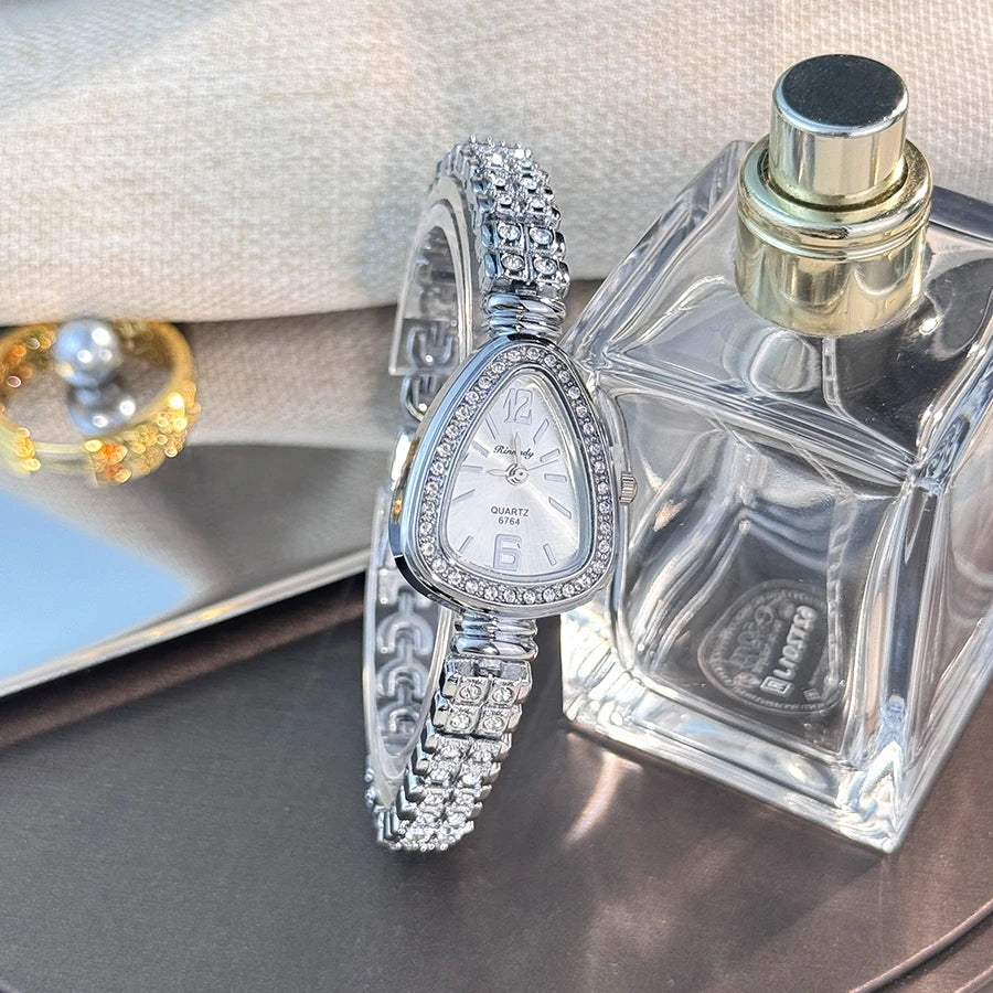 Ceas elegant pentru femei, brățară, cuarț, ceas de mână