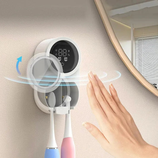 Smart Wall Toothbrush Sanitizer Rack