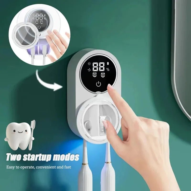 Porte-brosses à dents Smart Wall pour désinfectant